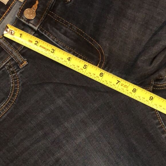 BANANA REPUBLIC Women’s Dark Wash Skinny Denim Low Rise Jeans Sz 8 30/29 - Picture 6 of 8